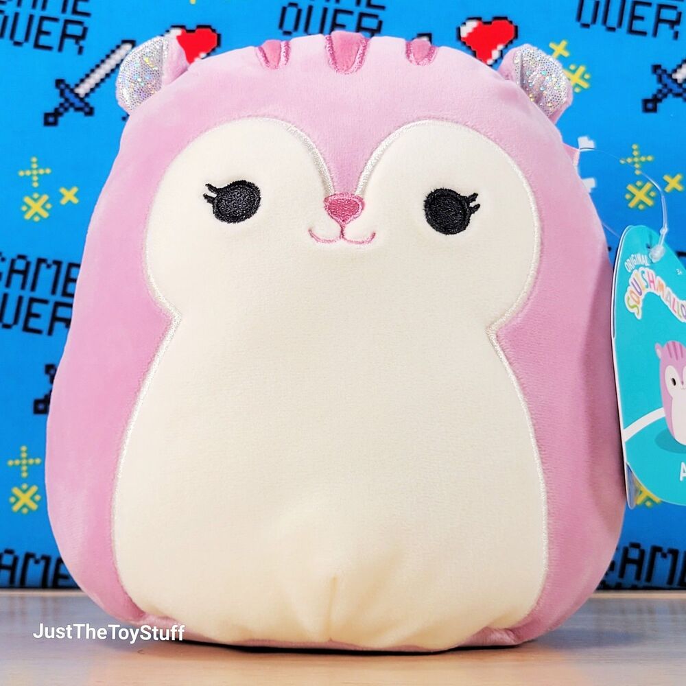 Squishmallow Allina the Squirrel 7" 2022 UltraSoft Stuffed Animal Toy Plush NWT